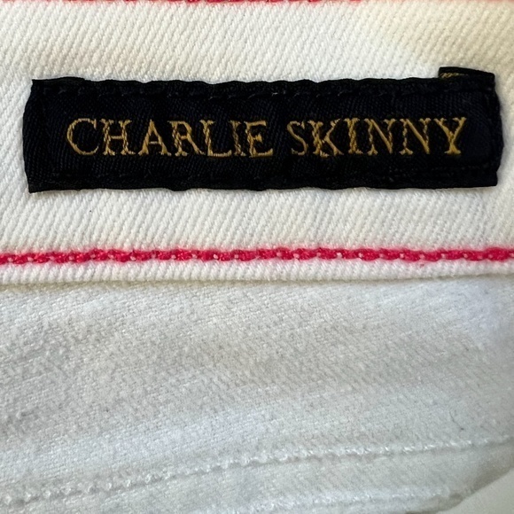 Lucky Brand White Charlie Skinny Jeans Sz. 8 - Picture 11 of 14